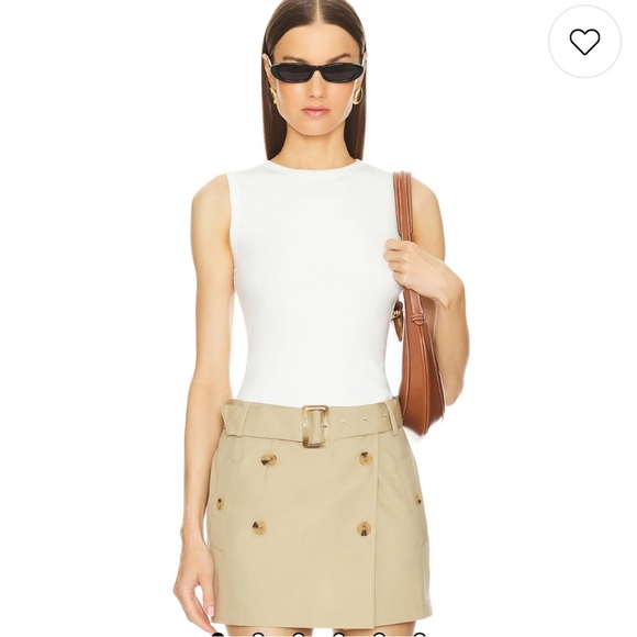 L'Academie Dresses & Skirts - L'Academie by Marianna Caresse Tank in White